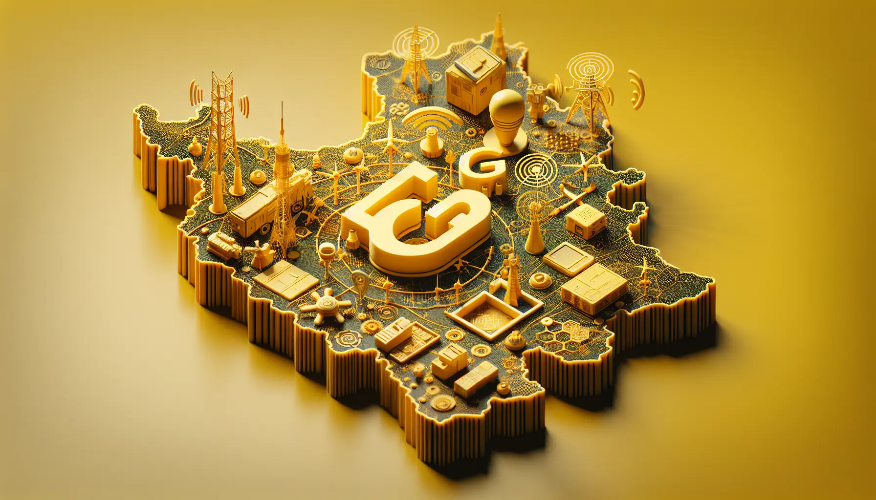 مناطق تحت پوشش اینترنت 5g ایرانسل